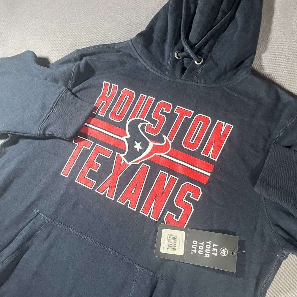 Houston Texans 47 Brand Hoodie Men’s Medium NFL Brand New With Tags NFL sports - Picture 3 of 6